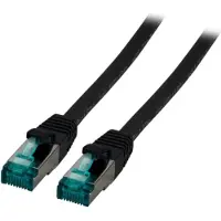 EFB Elektronik MK6001.3B networking cable Black 3 m Cat6a S/FTP (S-STP) (MK6001.3B)