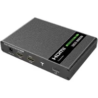 Techly IDATA HDMI-KVM67, Lähetin & vastaanotin, Langallinen, 70 m, Cat6, Cat6a, Cat7, 4096 x 2160 pikseliä, 60 Hz (IDATA-HDMI-KVM67)