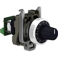 Schneider Electric Harmony-potentiometri, jossa on 4,7 kOhm sisäänrakennettuna, XB4BD912R4K7
