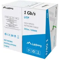 Lanberg LCU6-10CC-0305-G, 305 m, U/UTP (UTP), Vihreä
