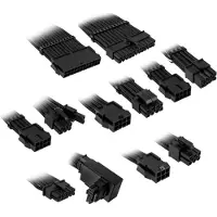 Kolink Core Pro Braided Cable Extension Kit 12V-2x6 Type 1 - Jet Black