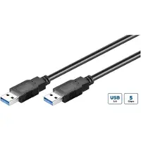 Microconnect 3.2 Gen1 USB-A -kaapeli, 3m, musta