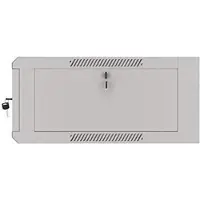 Lanberg WFFA-5604-10S, Seinään asennettava laitekehikko, 4U, 60 kg, Harmaa