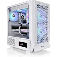 Thermaltake Ceres 330 -miditornikotelo ikkunalla, RGB-valaistuksella, valkoinen