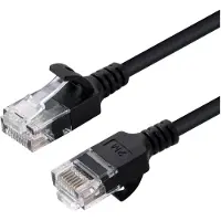 Microconnect Cat6a UTP RJ45 7.5m -verkkokaapeli, musta