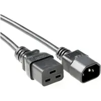 Microconnect Power Cord C19-C14 2m Black