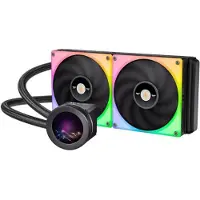 Thermaltake Toughliquid Ultra 280 RGB, All-in-one-nesteenjäähdytin, 500 RPM, 2000 RPM, Musta (CL-W371-PL14SW-A)