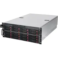 Silverstone RM43-320-RS, räkkiasennettava 20-paikkainen serverikotelo, 4U, musta/harmaa