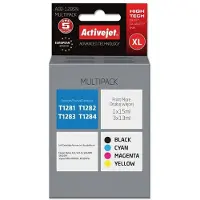 ActiveJet AEB-1285N muste (korvaa Epson T1281, T1282, T1283, T1284; Supreme; 1 x 15 ml, 3 x 13 ml; musta, magenta, syaani, keltainen)
