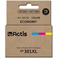 Actis Mustepatruuna KH-301cr (HP 301xl CH564EE:n korvaus; tavallinen; 21 ml; väri)