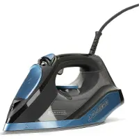 Black & Decker Black+Decker BXIR2801E -höyrysilitysrauta, 2800 W, musta/sininen