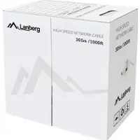 Lanberg LCU5-12CU-0305-S, 305 m, Cat5e, U/UTP (UTP), Harmaa