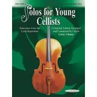 Alfred Publishing Solos for Young Cellists Cello Part and Piano Acc., Vol 1 - Selections from the Cello Repertoire
