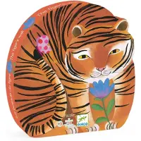 Adlibris Träpussel, Tiger's walk, Djeco