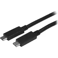 StarTech.com usb c cable - 3 ft - 1m - with power delivery usb pd - power pass through charging - usb to usb cord