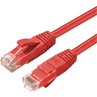 Microconnect Cat6 UTP RJ45 20m -verkkokaapeli, punainen