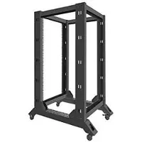 Lanberg OR01-6822-B, Itseseisova teline, 22U, 600 kg, Musta