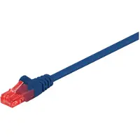 Microconnect Cat6 U/UTP RJ45 20m -verkkokaapeli, sininen