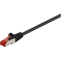 Microconnect Cat6 F/UTP RJ45 20m -verkkokaapeli, musta