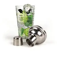 Kikkerland Mix Master Cocktail Shaker 16OZ (BA22)