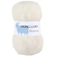 Viking Garn Mohrino 50 g Natural White 502