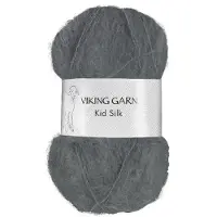 Viking Garn Kid/Silk 25 g Dark Grey 315