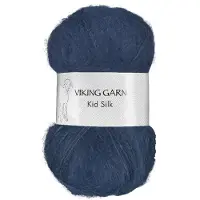 Viking Garn Kid/Silk 25 g Dark Blue Jeans 327