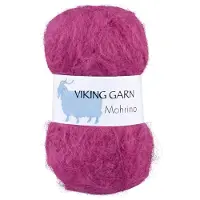 Viking Garn Mohrino 50 g Dark Cerise 573