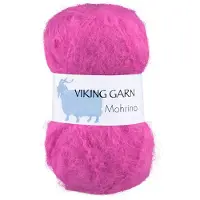 Viking Garn Mohrino 50 g Cerise 563