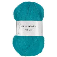 Viking Garn Kid/Silk 25 g Turquoise 329