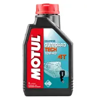 Motul outboard tech 4t 10w40 technosynteettinen perämoottoriöljy 1 litra