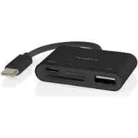 Nedis USB-C hubi muistikortinlukijalla