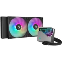DeepCool LT240 Kylmäprosessori nestejäähdytys kaiken sisällä 12 cm Musta 1 kpl