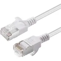 Microconnect Cat6a U/FTP RJ45 5m -verkkokaapeli, valkoinen