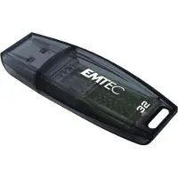 Emtec C410 32GB, 32 GB, USB A-tyyppi, 2.0, 18 MB/s, Suojus, Musta (ECMMD32GC410)