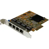 StarTech.com STARTECH PCI Express 4-porttinen Gigabit Ethernet -verkkokortti Realtek RTL8111G -piirisarjalla - PCIe GbE NIC -sovitin