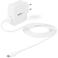 StarTech.com 1 Port USB-C Wall Charger with 60W of Power Delivery - AC to USB Adapter - Type C - For Laptops Tablets Phones