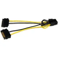 StarTech.com 6in SATA Power to 8 Pin PCI Express Video Card Power Cable Adapter (SATPCIEX8ADP)