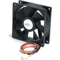 StarTech.com Kotelo tuuletin 80mm - FAN8X25TX3L - Kotelotuuletin - 80mm - musta