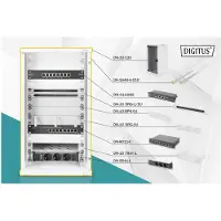 Digitus 10 INCH NETWORK BUNDLE, INCL. 12U CABINET, GREY AND VARIOUS COMPONENTS (DN-10-SET-3)