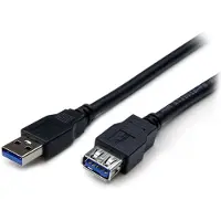 StarTech.com USB 3.0 -jatkokaapeli, 2 m, musta