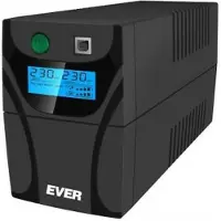 Ever UPS Line-Interactive EASYLINE 850 AVR USB RJ-11 LCD musta