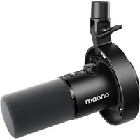 MAONO PD300X USB/XLR Mikrofoni - Dynaaminen Mikrofoni - Musta