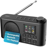 Majority Orwell Pro 2026 Portable DAB Radio - Black