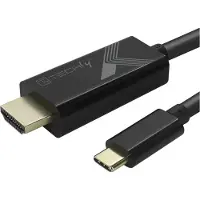 Techly AV Adapter Cable USB-C M auf HDMI M 2.0 4K, schwarz 5m
