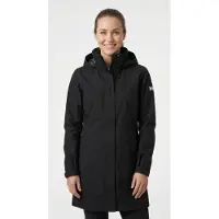 Helly Hansen for woman. 62648 Aden black long waterproof jacket (XXL), Casual, Polyester