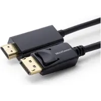 Microconnect DisplayPort – HDMI -kaapeli, 1,5 m, musta