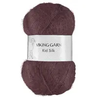Viking Garn Kid- Silk Lanka Silk Mohair 25 g Tumma burgundi 374