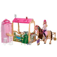 Barbie Hevonen Ja Talli -nukke