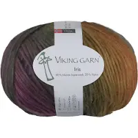 Viking Garn Viking Iris 100 g Moni oranssi/ruskea 459